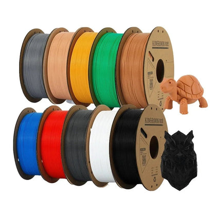 KEEPANG PLA Filament 1.75mm 3D Printer Filament 5/10Rolls 3D Printing Plastic Material 100% No Bubble for FDM 3D Printer MIX - Asmota