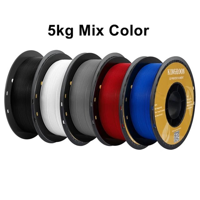 KINGROON PLA Filament 1.75mm 5/10KG pla Plastic For 3D Printer, Standard 1kg/roll 3D Printing Filaments Mix Color Local Shipping - Asmota