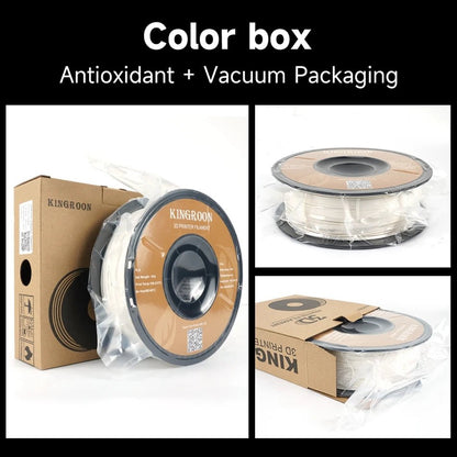 KINGROON PLA Filament 1.75mm 5/10KG pla Plastic For 3D Printer, Standard 1kg/roll 3D Printing Filaments Mix Color Local Shipping - Asmota