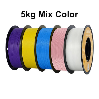 KINGROON PLA Filament 1.75mm 5/10KG pla Plastic For 3D Printer, Standard 1kg/roll 3D Printing Filaments Mix Color Local Shipping - Asmota