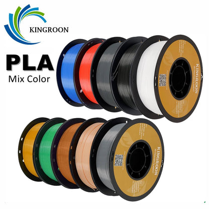 KINGROON PLA Filament 1.75mm 5/10KG pla Plastic For 3D Printer, Standard 1kg/roll 3D Printing Filaments Mix Color Local Shipping - Asmota