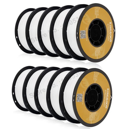 KINGROON PLA Filament 1.75mm 5/10KG pla Plastic For 3D Printer, Standard 1kg/roll 3D Printing Filaments Mix Color Local Shipping - Asmota