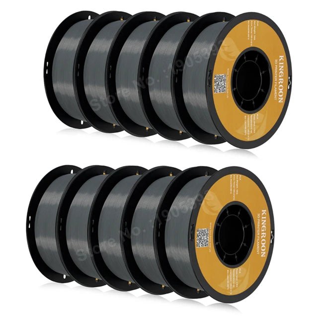 KINGROON PLA Filament 1.75mm 5/10KG pla Plastic For 3D Printer, Standard 1kg/roll 3D Printing Filaments Mix Color Local Shipping - Asmota