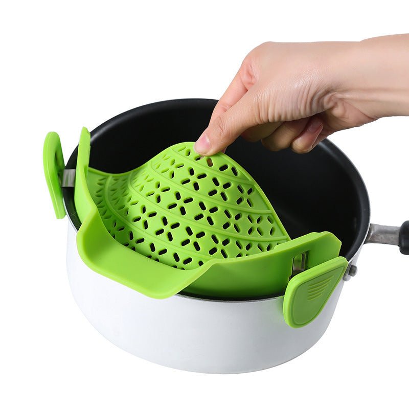 Kitchen Gadgets Silicone Pot Side Drain Stopper - Asmota