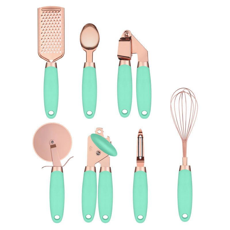 Kitchen Household Peeler Gadget Copper Plating Set - Asmota