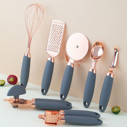 Kitchen Household Peeler Gadget Copper Plating Set - Asmota