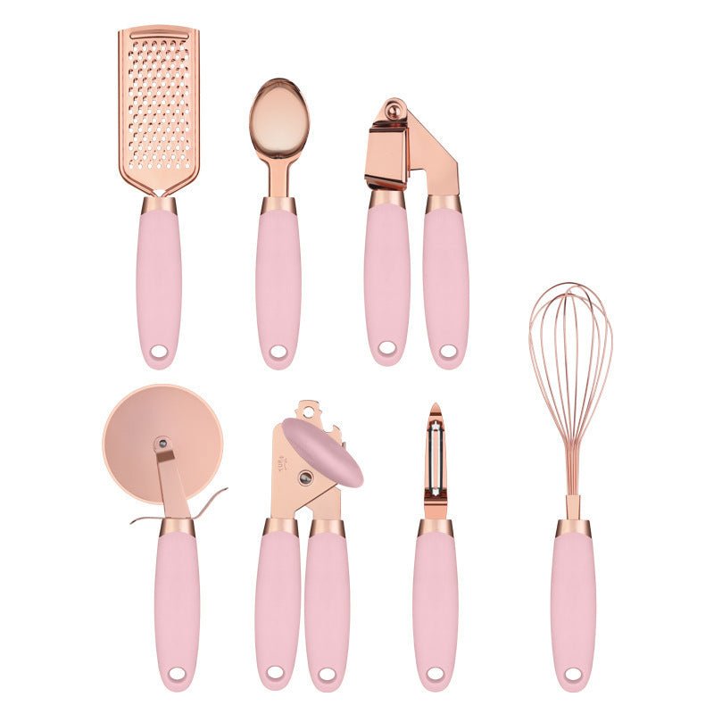 Kitchen Household Peeler Gadget Copper Plating Set - Asmota