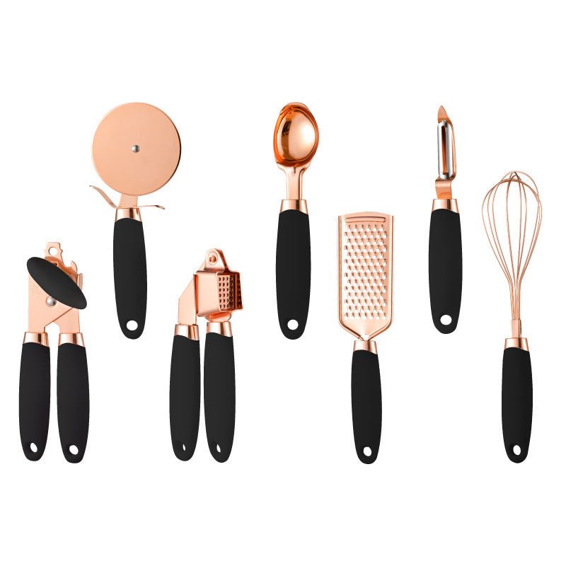 Kitchen Household Peeler Gadget Copper Plating Set - Asmota