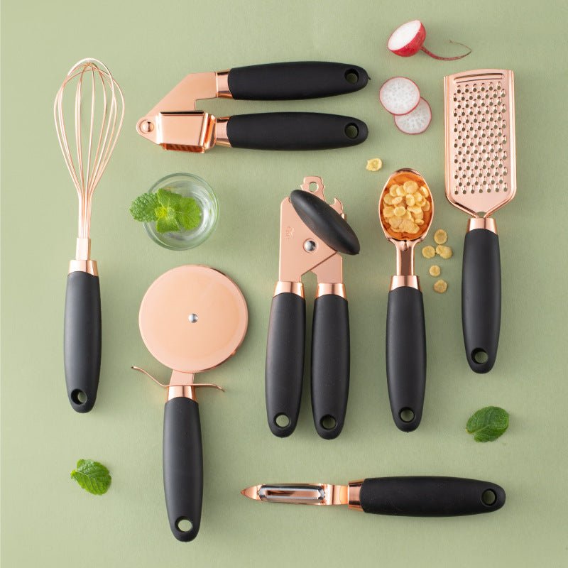Kitchen Household Peeler Gadget Copper Plating Set - Asmota
