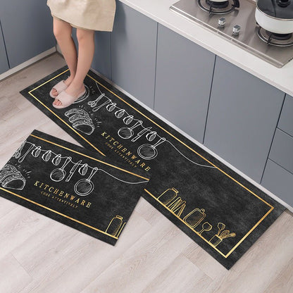 Kitchen Mat Long Floor Mat Carpet Bedside Carpet - Asmota