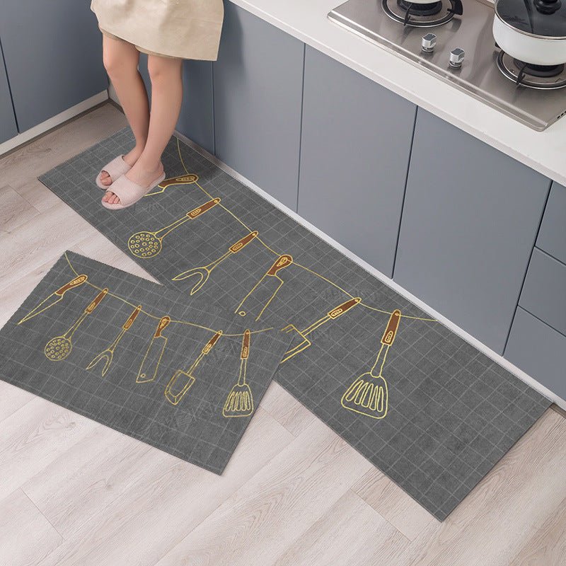 Kitchen Mat Long Floor Mat Carpet Bedside Carpet - Asmota