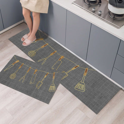 Kitchen Mat Long Floor Mat Carpet Bedside Carpet - Asmota