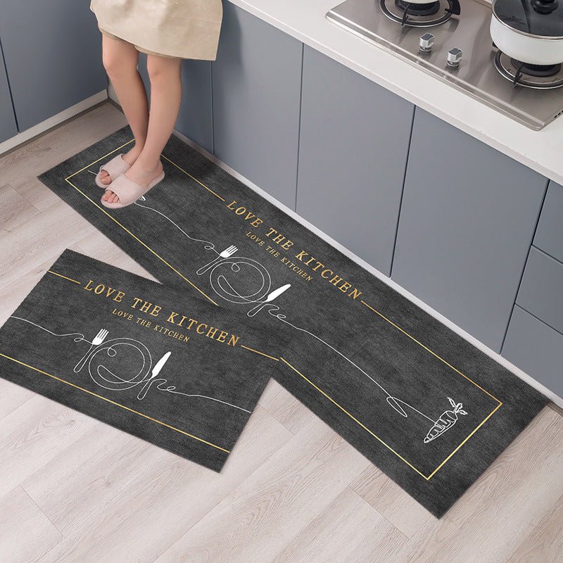 Kitchen Mat Long Floor Mat Carpet Bedside Carpet - Asmota