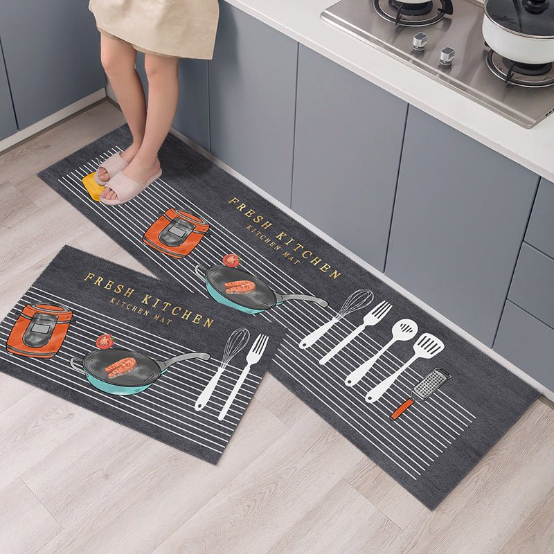 Kitchen Mat Long Floor Mat Carpet Bedside Carpet - Asmota