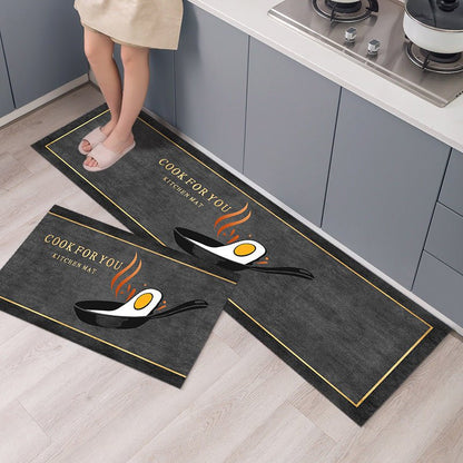 Kitchen Mat Long Floor Mat Carpet Bedside Carpet - Asmota