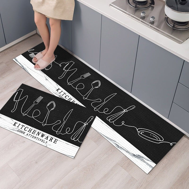 Kitchen Mat Long Floor Mat Carpet Bedside Carpet - Asmota