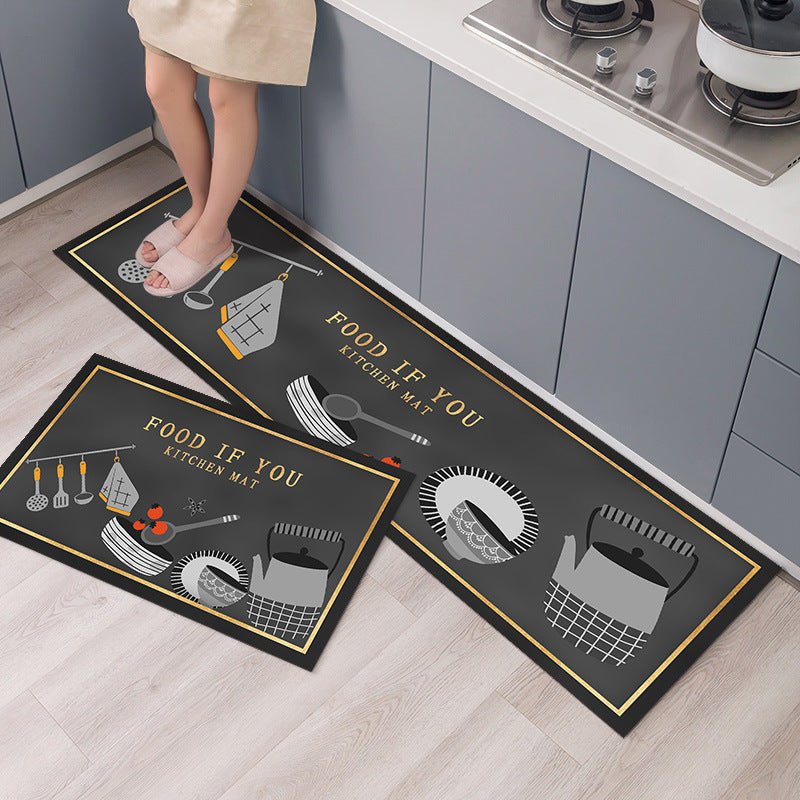 Kitchen Mat Long Floor Mat Carpet Bedside Carpet - Asmota