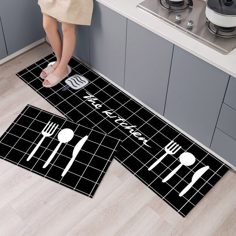Kitchen Mat Long Floor Mat Carpet Bedside Carpet - Asmota