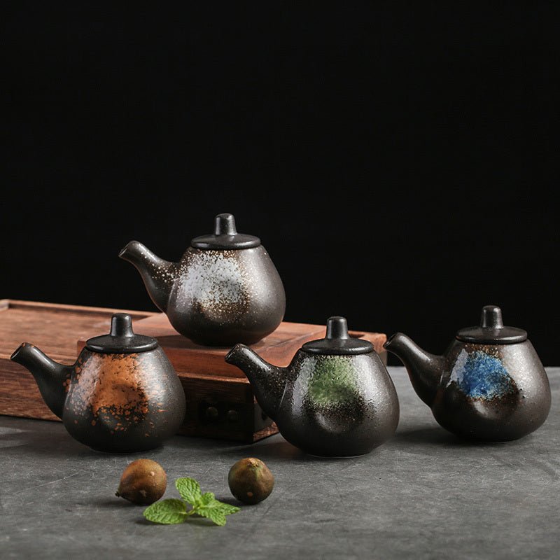 Kitchen Storage Tank Underglaze Color Seasoning Pot - Asmota