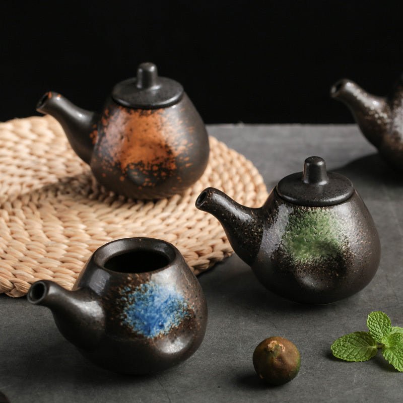 Kitchen Storage Tank Underglaze Color Seasoning Pot - Asmota