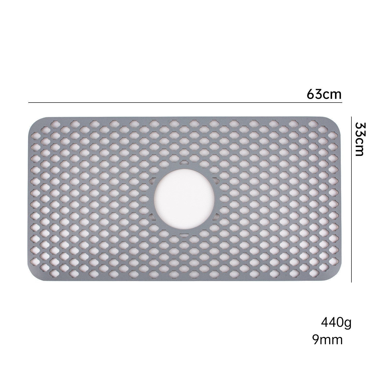 Large Size Silicone Drain Mat Kitchen Sink Protection - Asmota