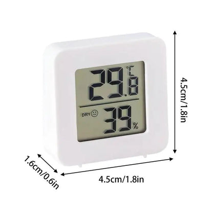 LCD Digital Thermometer Hygrometer Indoor Room Electronic Temperature Humidity Meter Sensor Gauge Weather Station For Home - Asmota