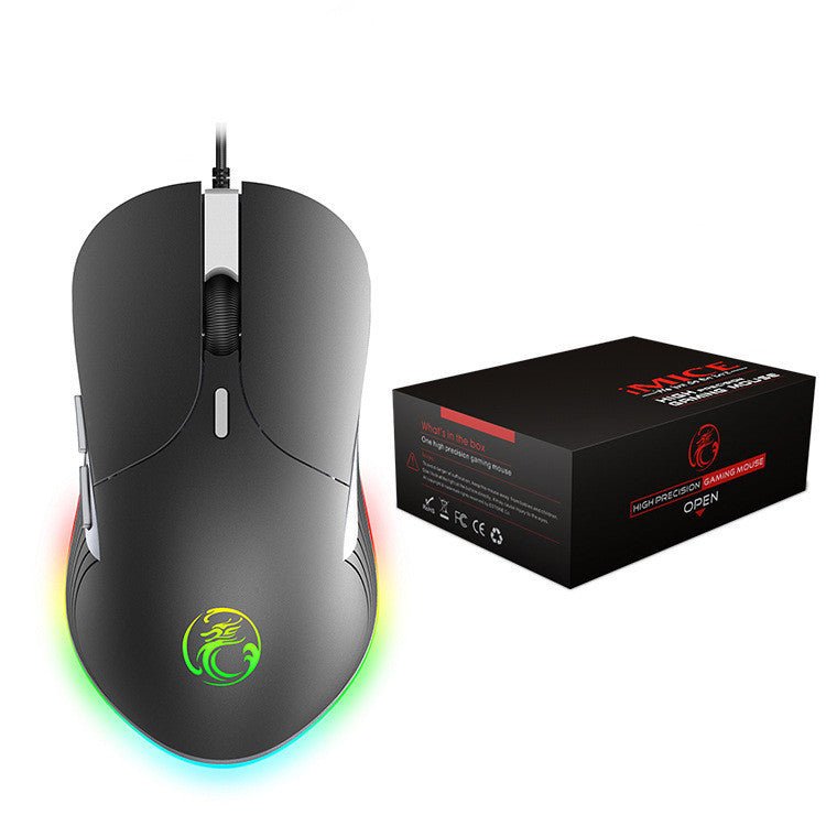 LED Gaming Mouse 6400 DPI USB Ergonomic Mause - Asmota