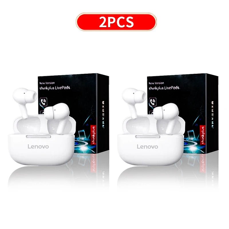 Lenovo Thinkplus Wireless Earphones Bluetooth Headset In - ear Earphones With Microphone For IOS/Android - Asmota