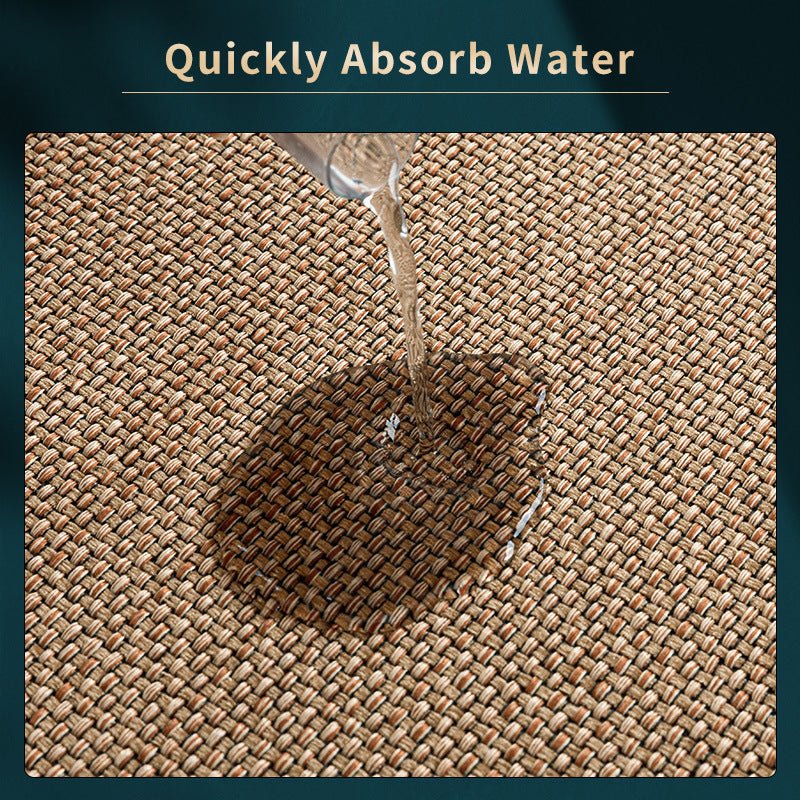 Linen Kitchen Floor Mat Non - slip Twill Kitchen Carpet - Asmota