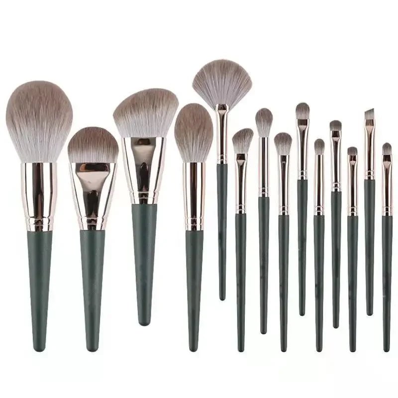 Makeup Brushes Set Large Fluffy Soft Eye Shadow Foundation Brush Women Cosmetic Powder Blush Blending Beauty Make Up Tools - Asmota