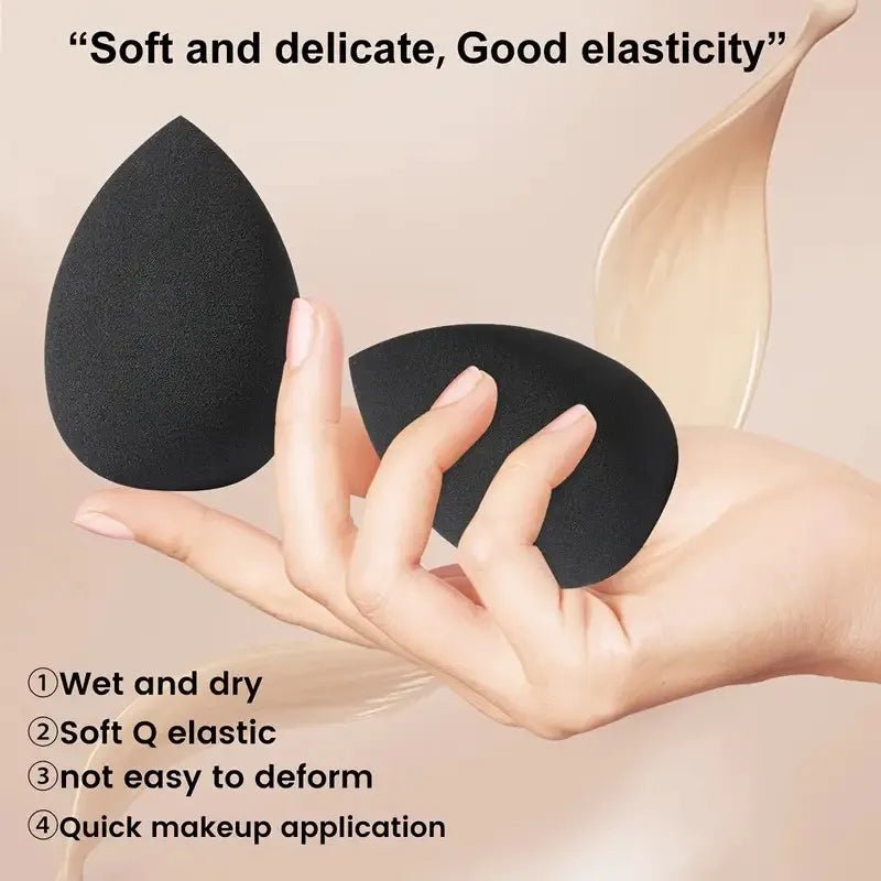 Makeup Sponge, 5pcs Wet And Dry Cosmetic Sponge Daily Makeup Tool Beauty Cosmetic Foundation Sponge Makeup Blender - Asmota