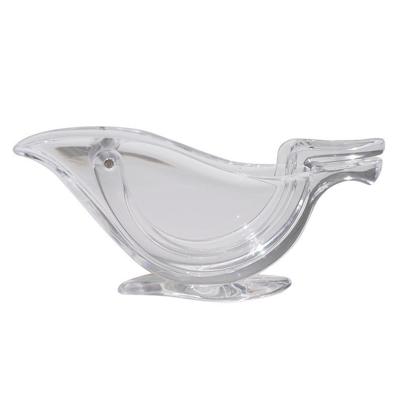 Manual Lemon Juicer Transparent Acrylic Elegance Bird Shape Lemon Slice Squeezer Kitchen Tools Gadgets - Asmota