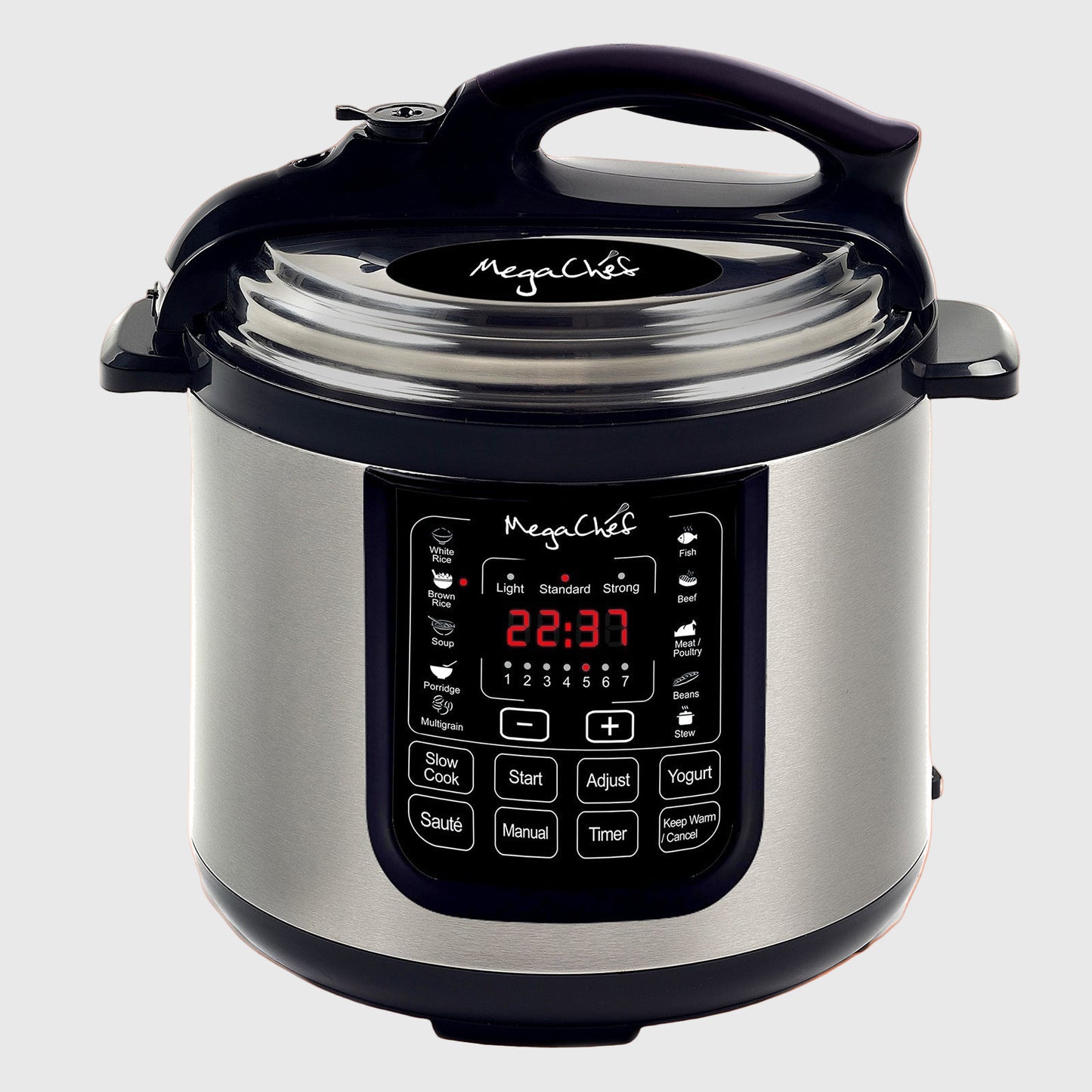 Megachef 8 Quart Digital Pressure Cooker with 13 Pre - set Multi Function Features - Asmota