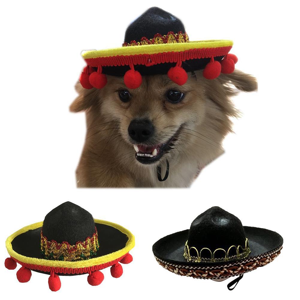 Mexican Style Pet Hat Dog Hat Pet Supplies - Asmota