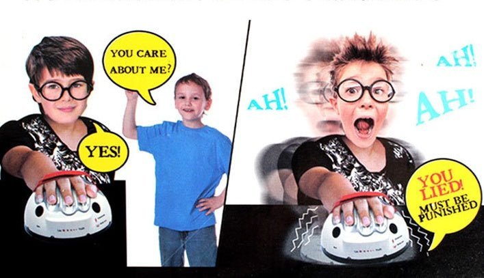 Mini Electric Shock Lie Detector Whole Person Tidy Board Game Game Party Machine Truth - speaking Big Adventure Decompression Toy - Asmota