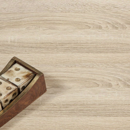 Modern Mid Century Style End Table Nightstand in White & Oak Finish - Asmota