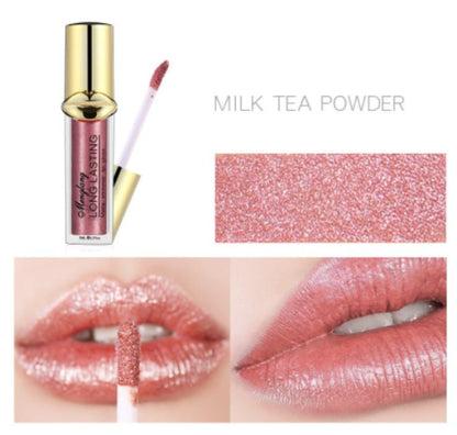 Moisturizing Candy Color Lip Gloss Waterproof Glitter Liquid Lipstick Long Lasting Makeup Lipstick - Asmota