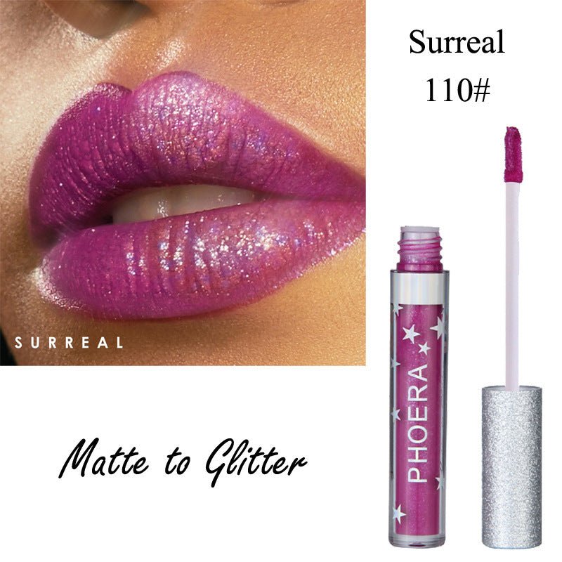 Moisturizing Candy Color Lip Gloss Waterproof Glitter Liquid Lipstick Long Lasting Makeup Lipstick - Asmota