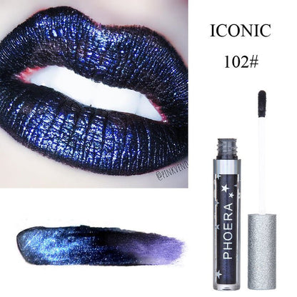 Moisturizing Candy Color Lip Gloss Waterproof Glitter Liquid Lipstick Long Lasting Makeup Lipstick - Asmota