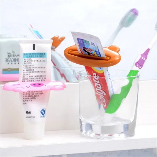 Multi - function Tool Kitchen Supplies Bathroom Cartoon Toothpaste Squeezer Kitchen Gadget Bathroom Decoration Useful Home Tools - Asmota