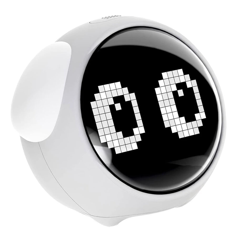 Multifunctional Electronic Alarm Clock Kids Alarm Clock with Night Light Wake up Mood Alarm Clock with Dual Alarm Setting Adjustable Brightness Sleep Trainer - Asmota