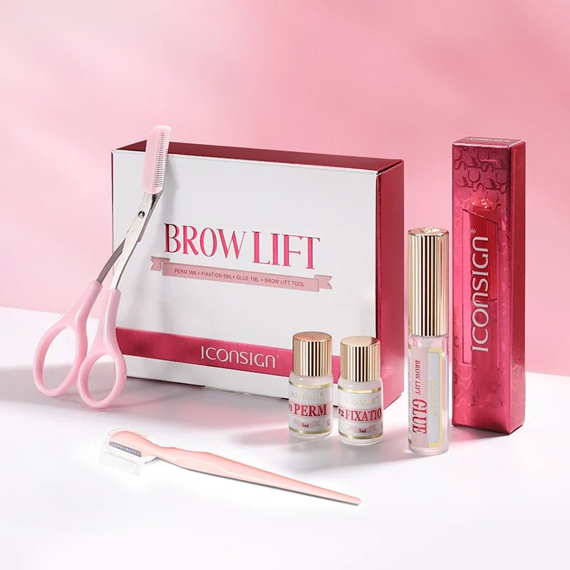 New DIY Brow Perm Eyebrow Lift 45 - 60 Days ICONSIGN Professional Brow Lifting Brow Perming Set Brow Beauty Makeup Tool Home Use - Asmota