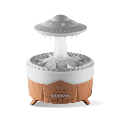 New UFO Raindrop Humidifier Water Drop Air Humidifier USB Aromatherapy Essential Oils Aroma Air Diffuser Household Mist Maker Home Decor - Asmota