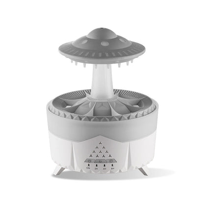 New UFO Raindrop Humidifier Water Drop Air Humidifier USB Aromatherapy Essential Oils Aroma Air Diffuser Household Mist Maker Home Decor - Asmota