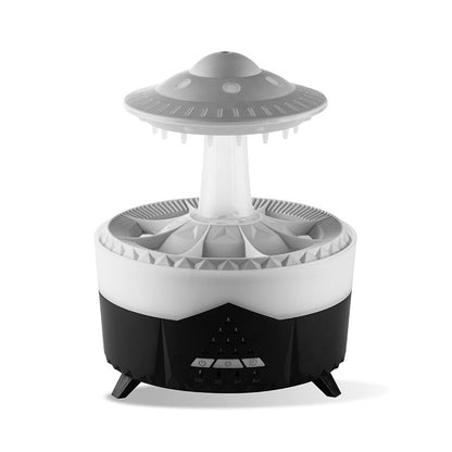 New UFO Raindrop Humidifier Water Drop Air Humidifier USB Aromatherapy Essential Oils Aroma Air Diffuser Household Mist Maker Home Decor - Asmota