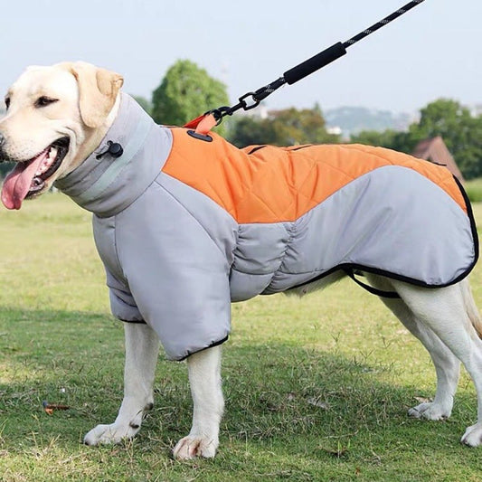 New Winter Dog Coat Waterproof Pet Clothes For Medum Large Dogs Warm Thicken Dog Vest Custome Labrador Jacket - Asmota