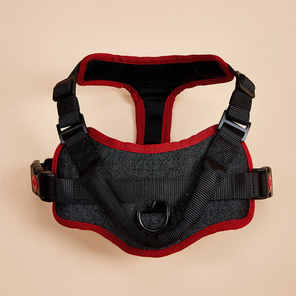 No Pull Dog Harness Reflective Adjustable Soft Padded Pet Vest Harness - Asmota
