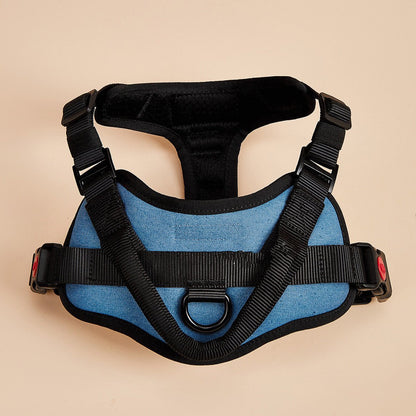 No Pull Dog Harness Reflective Adjustable Soft Padded Pet Vest Harness - Asmota