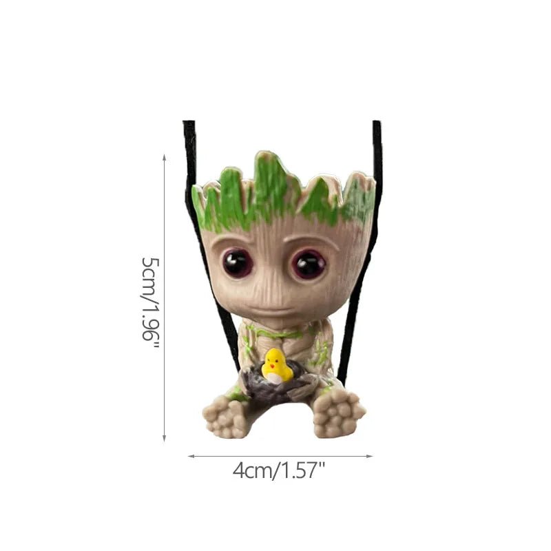 Nordic Decorative Vase Home Office Storage Pen Holder Anime Figure Desktop Ornaments Groot Flower Pots Garden Pots Planters Gift - Asmota