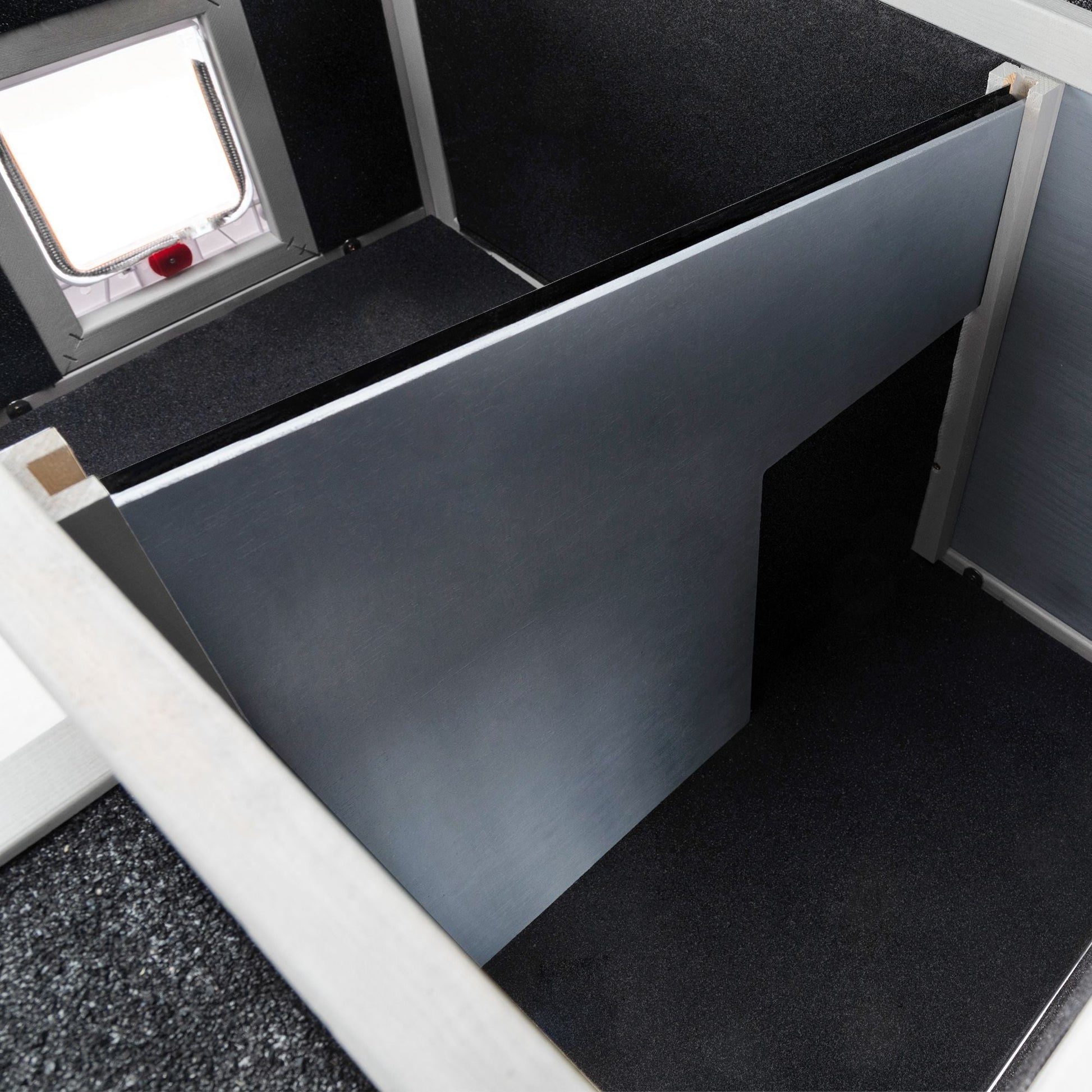 Outdoor Insulated Cat House, Wood Pet House w/ High Legs, Doors, Openable Roof, Weatherproof, Cat Animal Shelter for Winter, Gray - Asmota